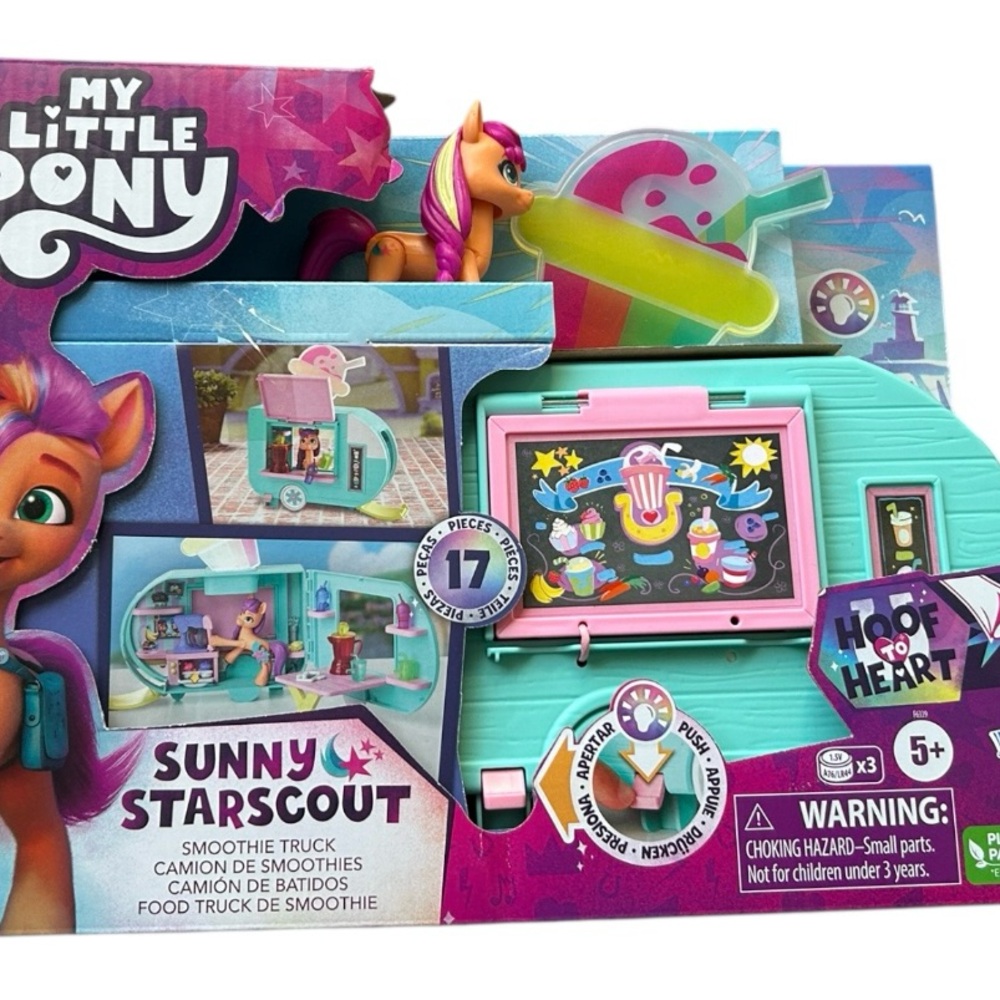 My Little Pony Smoothie Truck Playset - Pink and Teal